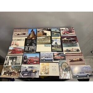 Vintage PC Postcard Lot Bundle One Signed By Albert Rosellini